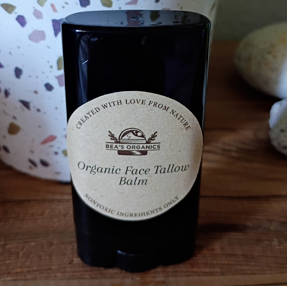 Organic Face Tallow Balm With Homey And Shea Butter Moisturizer